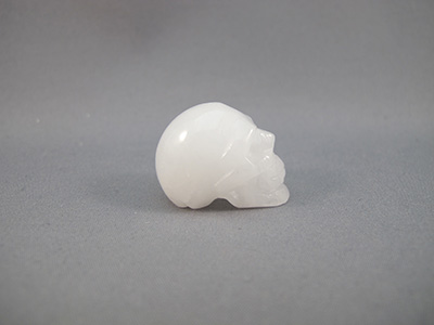 white jade skull