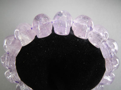 crystal skull beads
